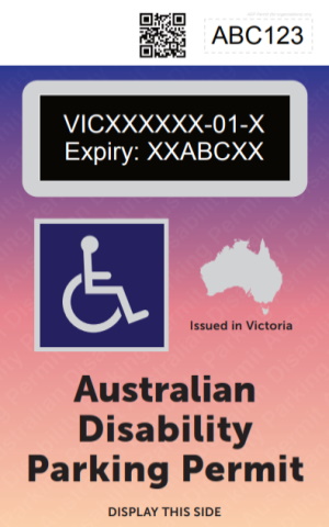 澳大利亚残疾人停车许可证
